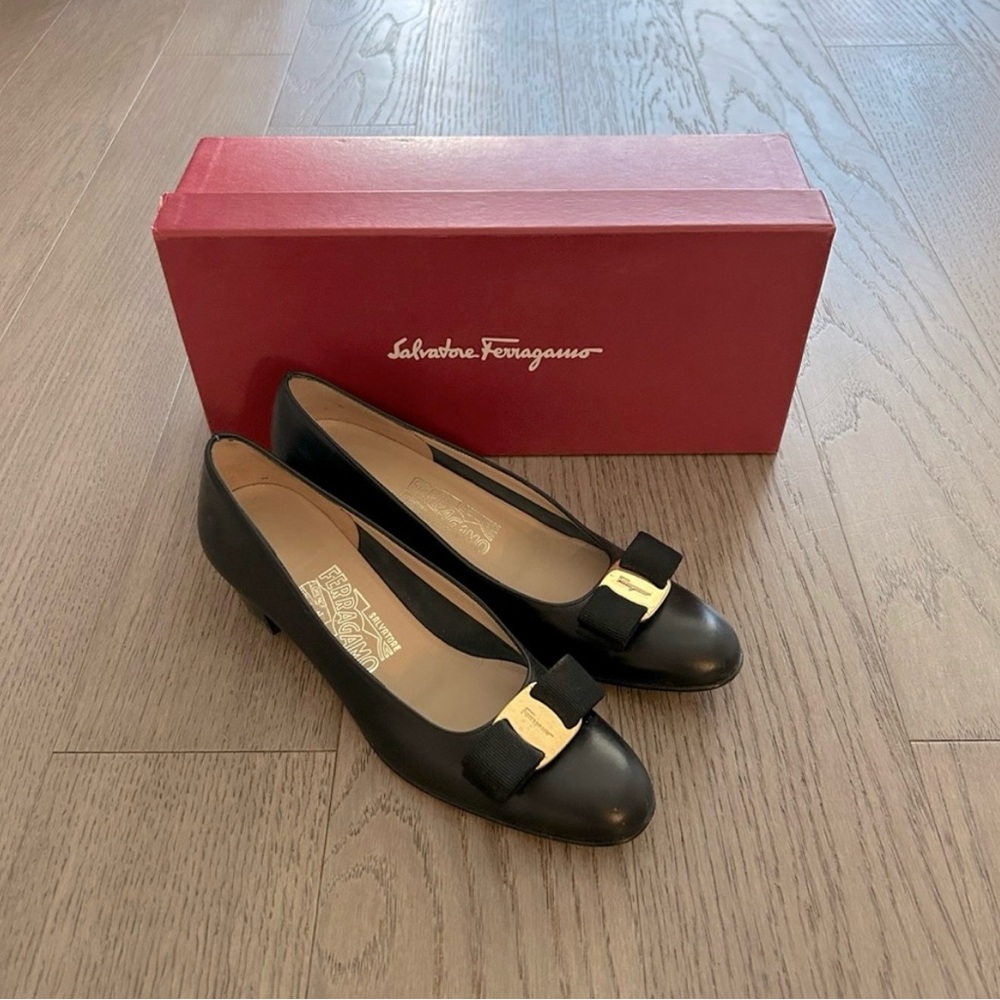 Salvatore Ferragamo Black Women's Shoes